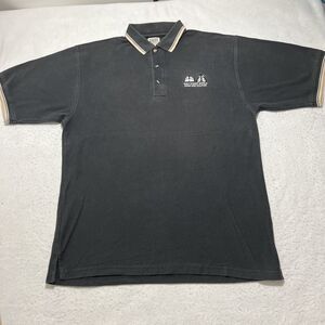 Vintage Disney Swan & Dolphin Resort Men's Large Cast Member Polo Logo Shirt USA